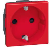 Prise simple avec/u 16A IP20 SCHUKO avec MOSAIC 077214