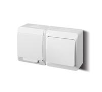 Prise simple avec/u 2P+Z+ connecteur HERMES 0327-12