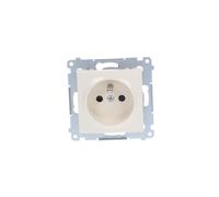 Prise simple avec/u cache voie Simon 54 DGZ1CZ.01/41