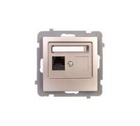 Prise simple ordinateur RJ45 cat.5e MMC AS GPK-1G/K/m/45