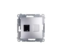 Kontakt-Simon D61.01/43 Prise de courant en plastique IP20 Argenté 75 mm 37 mm 75 mm