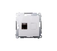 Prise simple ordinateur RJ45 cat.6 Simon 54 D61E.01/11