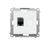 Prise simple ordinateur RJ45 Simon 55 T61.01/111