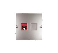 Prise simple ordinateur RJ45 Simon Basic BMF51.02/29