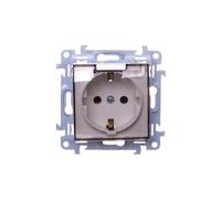 Kontakt-Simon CGSZ1B.01/11A Prise de courant en plastique IP44 250 V 86 mm 44 mm Blanc