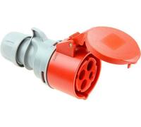 Prise Solera 903142a CETAC avec couvercle rouge IP44 16 A air