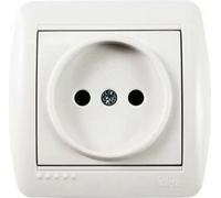 Prise Solera mur07u 2P blanc 16 A Surface