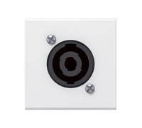Prise Speakon 4 contacts Mosaic 2 modules pour le branchement d'enceintes de pui