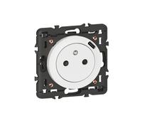 Prise surface CÉLIANE avec chargeur USB type-C blanc - LEGRAND - 068127