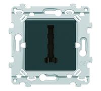 Prise T anthracite - HAGER WE200A