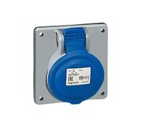 Prise Tableau - 16 Ampères - 2P+T - Ip44 - Bleu - Legrand 555184 Bleu G