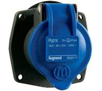 prise tableau 16 ampères 2p+t ip44 bleu td ml - legrand hypra 052179