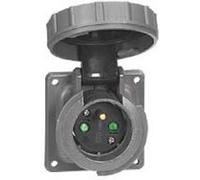Prise de courant fixe à brochage domestique Hypra 2P+T - 250V~ - IP66/67-55 - plastique