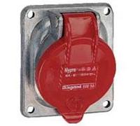 Prise Tableau 32 Ampères 3P+T Ip44 Rouge - Legrand Hypra 52933 Rouge G