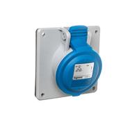Prise tableau blanc 16A 3P 230V bleu IP44 TEMPRA P17 555184