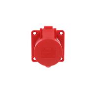 Prise tableau blanc 16A 4P 400V rouge IP44 femelle 70mm 314-6