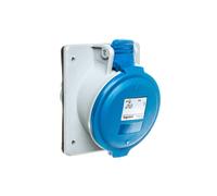Prise tableau blanc 32A 3P 230V bleu IP44 TEMPRA P17 555284
