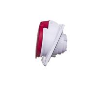 Prise tableau blanc 5P 16A 400V rouge IP44 PKF16F435 Mureva