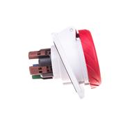Prise tableau blanc 5P 16A 400V rouge IP67 PKY16F735 Mureva