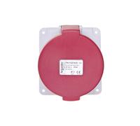 Prise tableau blanc 5P 32A 400V rouge IP44 PKY32F435 Mureva