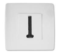 Prise TEL. 8 Plots vis + griffes Diwone Blanc