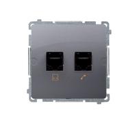 Prise téléinformatique RJ45 cat.5e + Simon Basic BMF5T.02/43