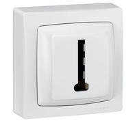 Prise téléphone 8 contacts ASL appareillage saillie complet blanc - - 086038