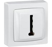 Prise téléphone 8 contacts ASL appareillage saillie complet blanc - LEGRAND - 086038 Noir G
