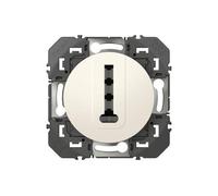 PRISE TELEPHONE EN T BLANC