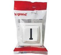 LEGRAND Prise téléphone Appareillage Saillie - 8 contacts en T - Blanc