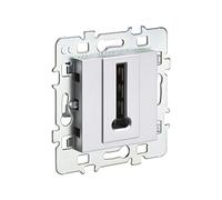 Prise Telephone - Prise Murale - Prise encastrable - Prise Electrique - Prise saillieCasual - Mécanisme Téléphone + Cache Alu + Support Métal - Debflex