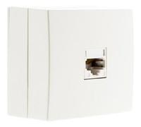 Zenitech Prise téléphone RJ45 Bel'Vue - Blanc