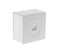 Prise tel RJ45 en saillie blanc - gamme Vulco - Zenitech