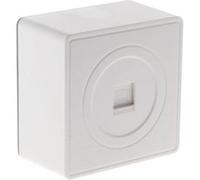 Prise téléphone RJ45 en saillie - Blanc - Vulco - Zenitech Blanc G