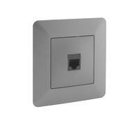 Zenitech Prise réseau RJ45 CAT6 Titanium - Artezo