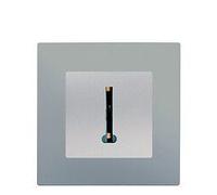 Prise Téléphone Silver Delta Viva + Plaque Silver-SIEMENS