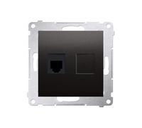 Prise téléphonique RJ12 (module) anthracite mat Simon 54 PremiumContact™ Simon DT1.01/48
