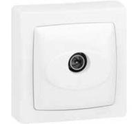 Prise télévision ASL simple mâle saillie complet blanc - LEGRAND - 086040 Noir G