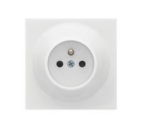Prise terre blanc 1 poste Fontini Neo Evo