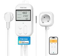 Prise Thermostat Connectée, 16A 3680W Régulateur De Température Wifi Pour Chauffage Et Refroidissement, Compatible Avec Homekit, Alexa Et Google Home, Commande Vocale Et Contrôle À[MAT791195]