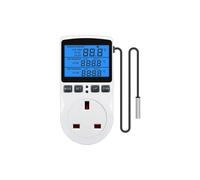 Prise Thermostatique Multifonction avec Minuterie et Sonde de Température pour Chauffage et Climatisation (Royaume-)