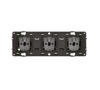 Prise 3x2P+T 16A 250V Céliane précâblée connexion à bornes automatiques - LEGRAND - CM0113