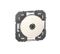 Prise TV coaxiale modulaire Legrand Dooxie, blanche