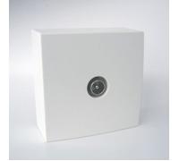 Zenitech Prise TV Ø9,52 mm saillie Blanc