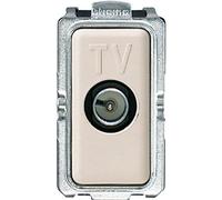 Prise TV Dérivée Mâle Série Bticino Magic Ivoire Code Bticino-S5173DF