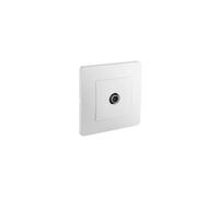 Prise TV encastrée Caly Debflex 2400 MHz blanche pur mat - 749576
