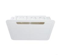 Prise TV encastrée de 22,9 cm à fixation murale pour boîtier multimédia pour appareils de streaming, Fire TV, cube Wi-Fi, 6 signaux, rangement home cinéma
