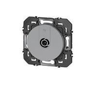 Prise TV étoile blindée Dooxie Legrand - Aluminium