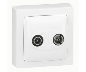 Prise TV/FM ASL 860 MHz blanc LEGRAND 086045