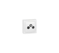 Legrand Prise TV-FM-SAT OT-MBLOC BASE TV-R-SAT UN1,5DB Saillie complète Blanc